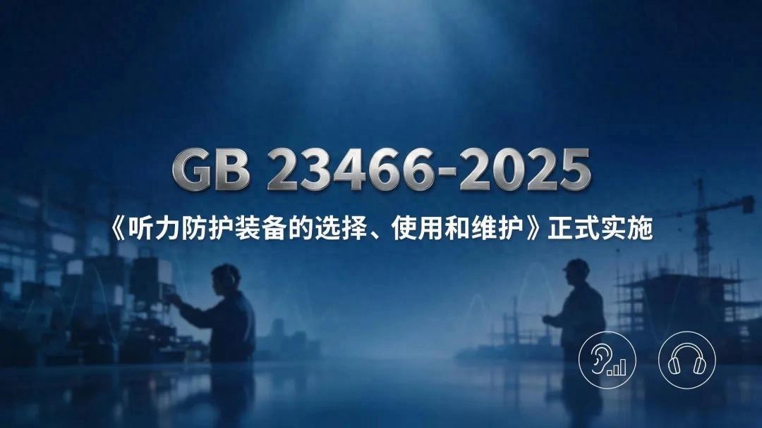 GB 23466‑2025新国标实施｜职业听力健康守护刻不容缓(图1)
